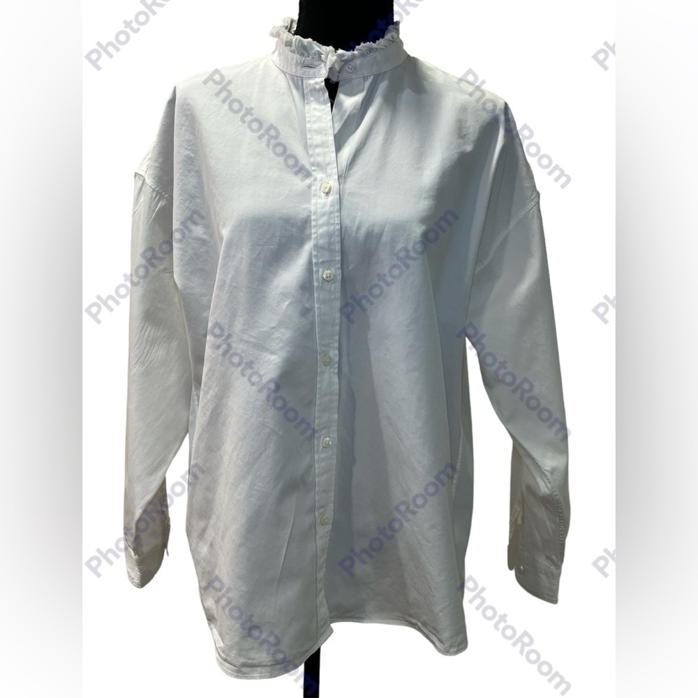 Ann Mashburn white button down shirt